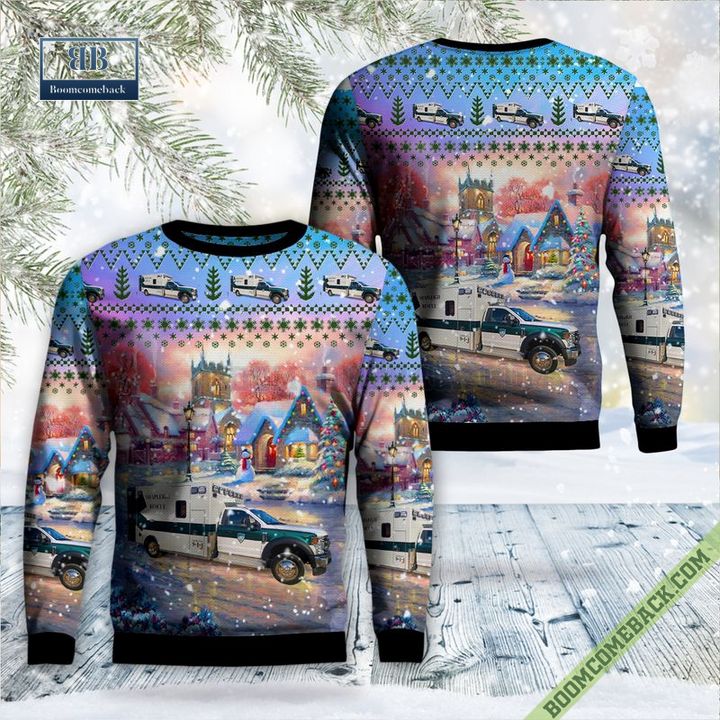 Shapleigh Rescue Squad EMS Christmas Sweater Jumper
