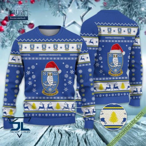 Sheffield Wednesday FC Trending Ugly Christmas Sweater