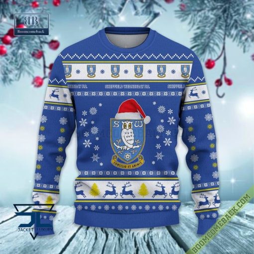 Sheffield Wednesday FC Trending Ugly Christmas Sweater