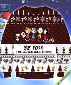 Snoopy Be You The World Will Adjust Christmas Sweater