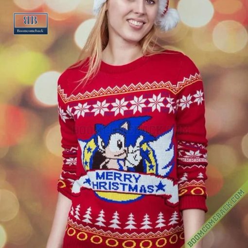 Sonic the Hedgehog Merry Christmas Sweater Jumper
