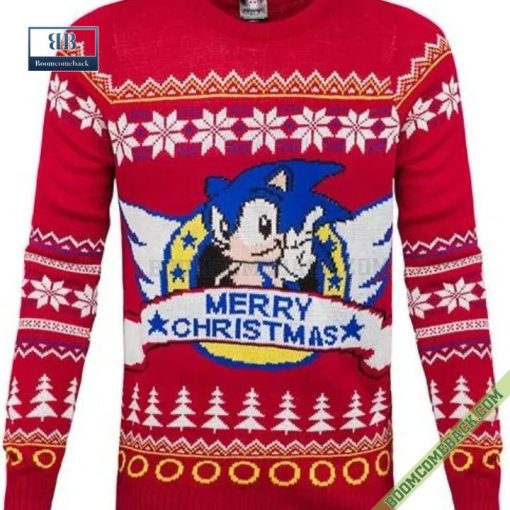 Sonic the Hedgehog Merry Christmas Sweater Jumper