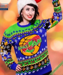 space jam 3d ugly christmas sweater gift for adult and kid 3 OJRv5