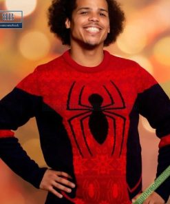 spider man red blue ugly christmas sweater 3 ONmqP