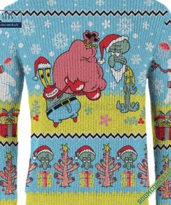 spongebob squarepants krabby christmas ugly sweater gift for adult and kid 11 iAXvN