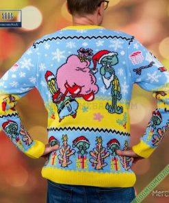 spongebob squarepants krabby christmas ugly sweater gift for adult and kid 3 qIOb1