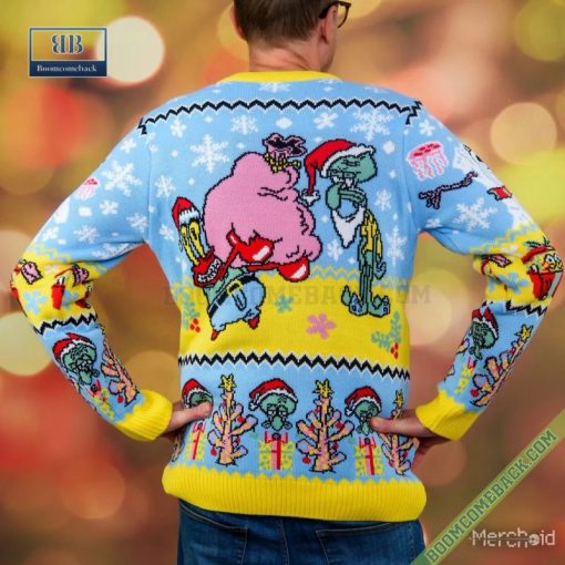 Spongebob Squarepants Krabby Christmas Ugly Sweater Gift For Adult And Kid