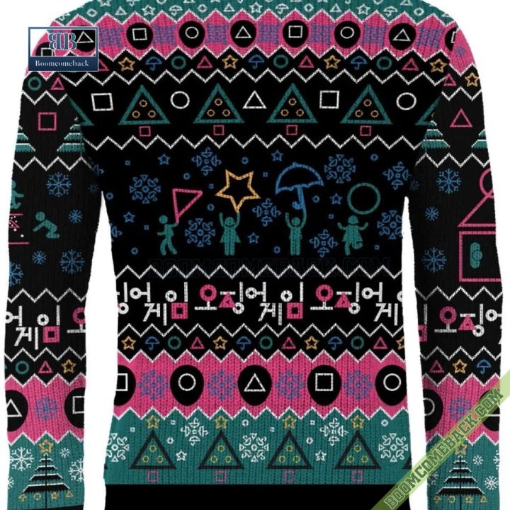 Squid Game Merry Squidmas Ugly Christmas Sweater