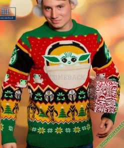 Star Wars Baby Yoda Grogu Ugly Christmas Sweater Gift For Adult And Kid