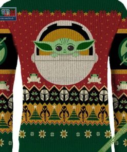 Star Wars Baby Yoda Grogu Ugly Christmas Sweater Gift For Adult And Kid