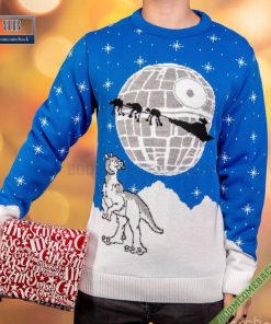star wars tauntaun tidings ugly christmas sweater gift for adult and kid 5 Yl9kW