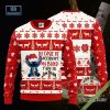 Stitch In Case Of Accident My Blood Type Is Leinenkugel’s Ugly Christmas Sweater Hoodie Zip Hoodie Bomber Jacket