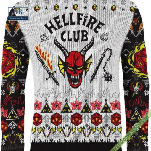 Stranger Things Hellfire Club Ugly Christmas Sweater Gift For Adult And Kid