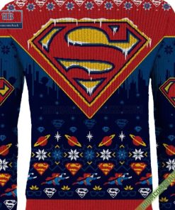 superman man of festivities ugly christmas sweater gift for adult and kid 7 dlW3P