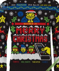 teletext december 25 merry christmas ugly sweater 7 pFdUl