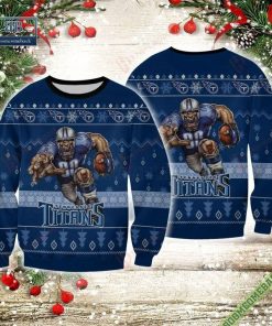 Tennessee Titans Player Rushing Ugly Sweater