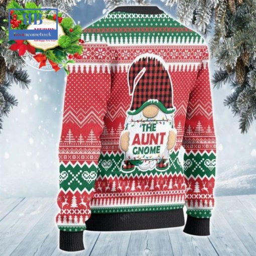 The Aunt Gnome Ugly Christmas Sweater