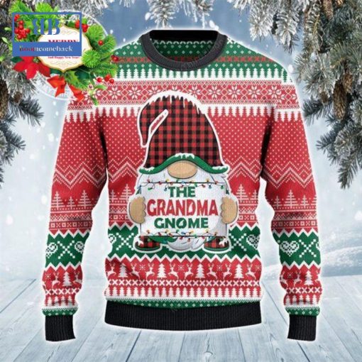 The Grandma Gnome Ugly Christmas Sweater