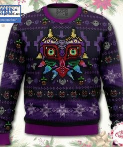 The Legend of Zelda Majora’s Mask Purple Ugly Christmas Sweater