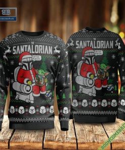 The Santalorian Christmas Black Ugly Sweater