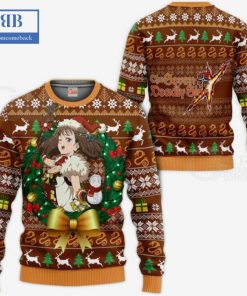 The Seven Deadly Sins Lady Diane Christmas Circle Ugly Christmas Sweater