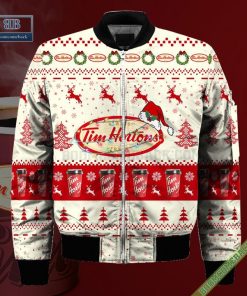 tim hortons santa hat christmas ugly christmas sweater hoodie zip hoodie bomber jacket 4 OM4bu