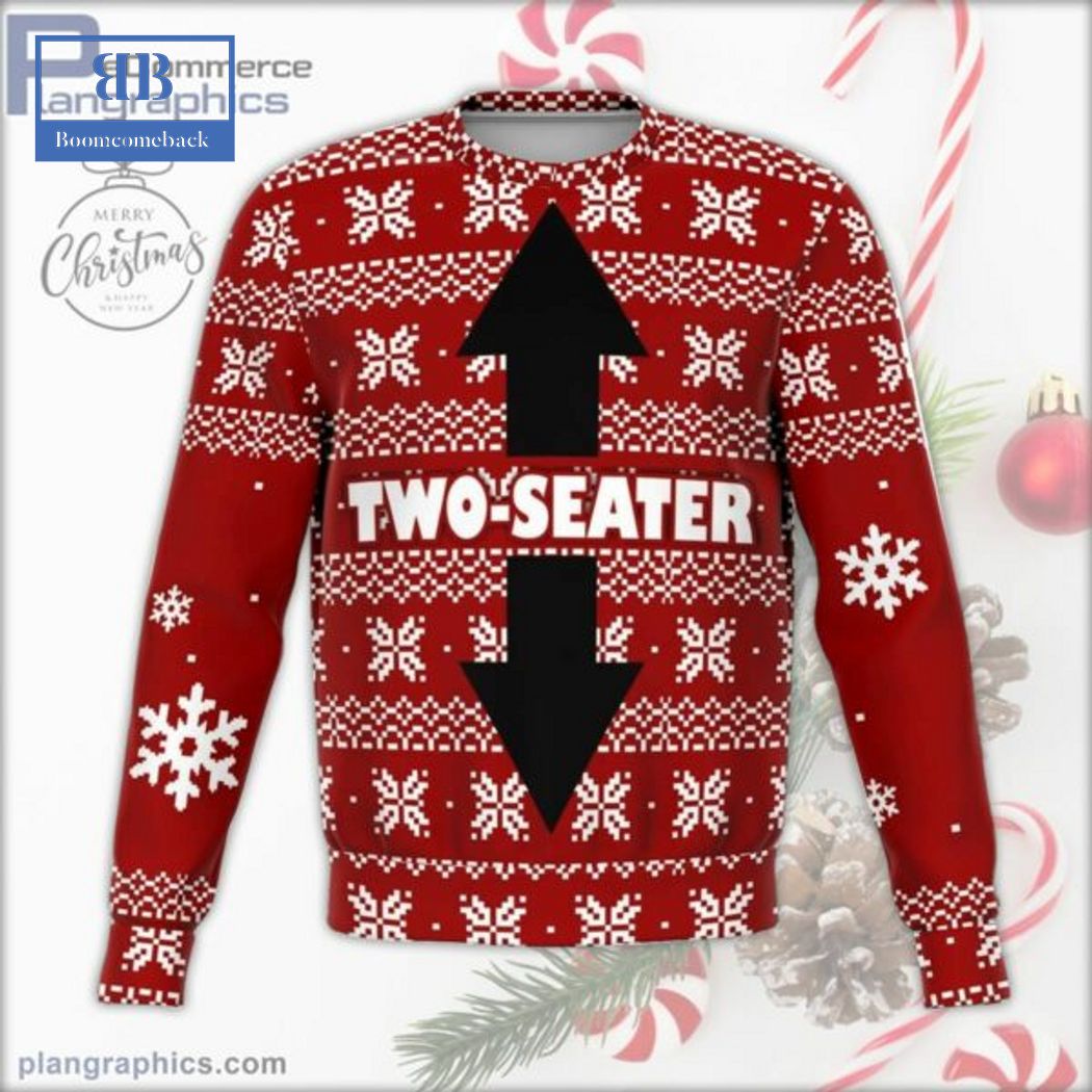 Two-Seater Ugly Christmas Sweater