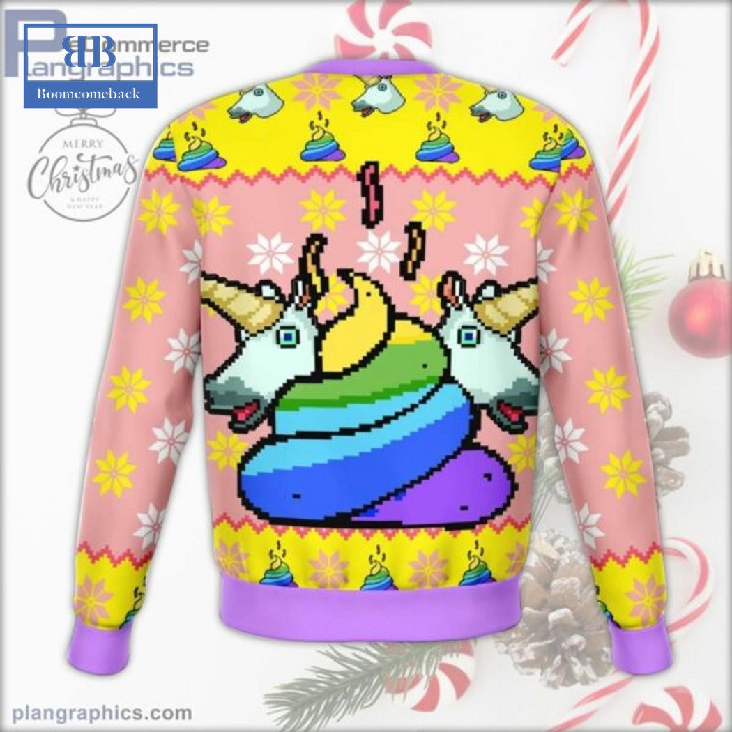 Unicorn Shit Ugly Christmas Sweater