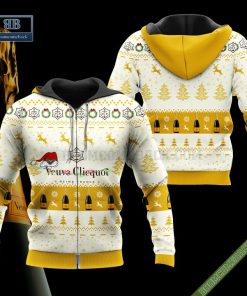veuve clicquot santa hat christmas ugly christmas sweater hoodie zip hoodie bomber jacket 3 R5J6C