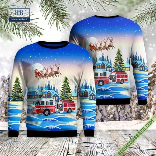 Village of Western Springs Fire Department Ugly Christmas Sweater
