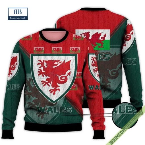 Wales National Soccer Team World Cup 2022 Christmas Sweater