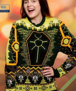 warhammer 40000 nefarious necron ugly christmas sweater gift for adult and kid 7 UnjaZ