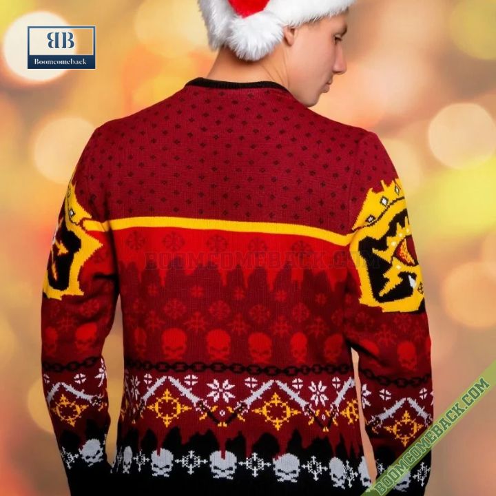 Warhammer 40K Chaos Reigns Ugly Christmas Sweater