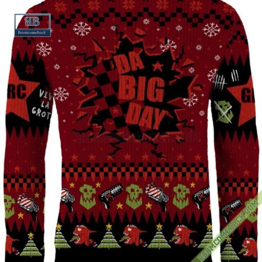 Warhammer 40K Da Red Gobbo Ugly Christmas Sweater