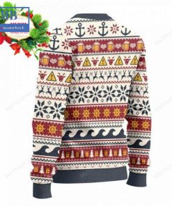 warning pontoon captain may contain alcohol ugly christmas sweater 5 mi79x