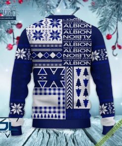 west bromwich albion ugly christmas sweater christmas jumper 5 7hf5C