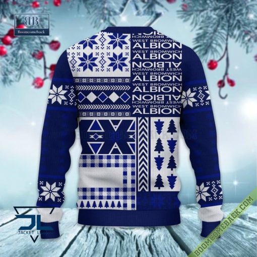 West Bromwich Albion Ugly Christmas Sweater, Christmas Jumper