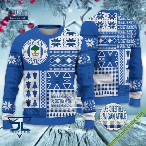 Wigan Athletic Ugly Christmas Sweater, Christmas Jumper
