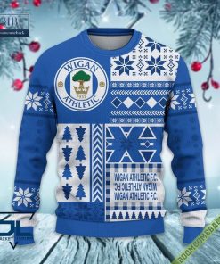 wigan athletic ugly christmas sweater christmas jumper 3 EZ3R0