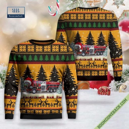 Wisconsin, Cottage Grove Fire Department Ugly Christmas Sweater