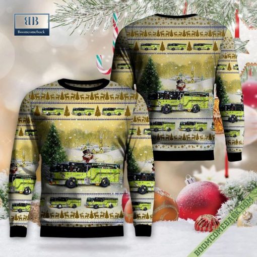 Wisconsin, Stockbridge-Munsee Fire Department Ugly Christmas Sweater