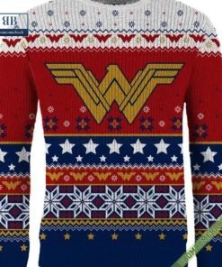 wonder woman winter land ugly christmas sweater gift for adult and kid 5 nBknh