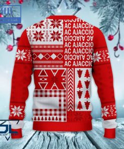 ac ajaccio ugly christmas sweater 5 6Ysix