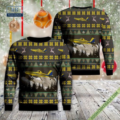 Air Tractor AT-500 Family Christmas Sweater Jumper