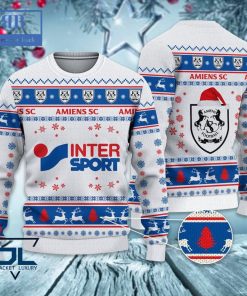 Amiens SC Santa Hat Ugly Christmas Sweater