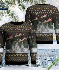 Army CH-47 Chinook Helicopter Ugly Christmas Sweater