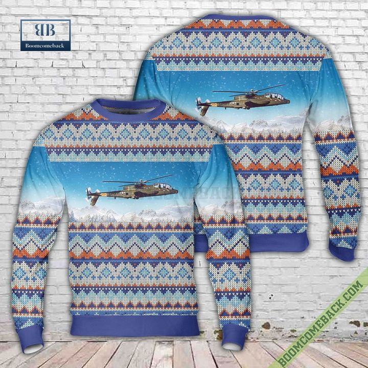 Army Lockheed AH-56 Cheyenne Ugly Christmas Sweater