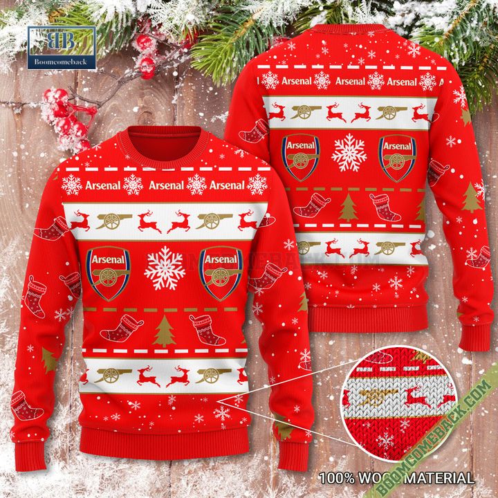 Arsenal FC Ugly Christmas Sweater 2022