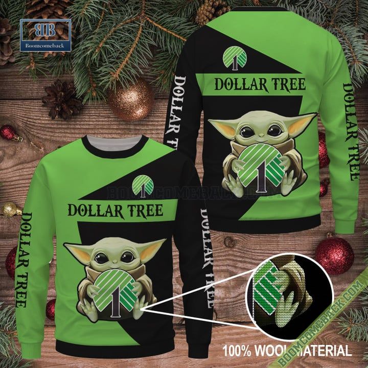 Baby Yoda Hugs Dollar Tree Ugly Christmas Sweater