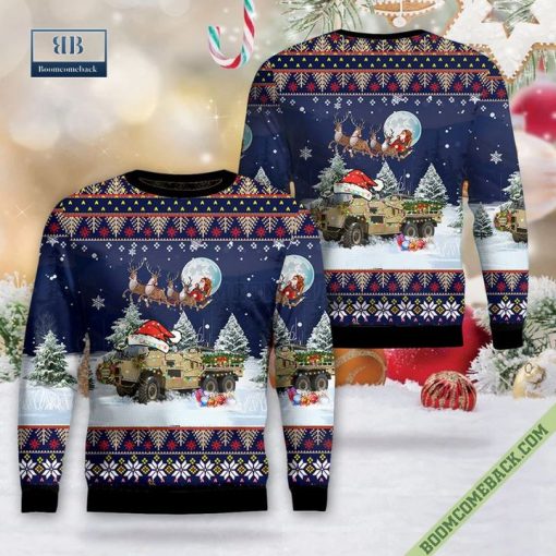 British Army Coyote Christmas Sweater Jumper